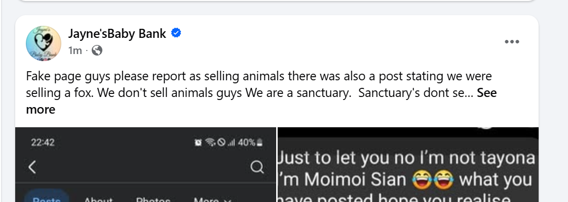 Follow-up screenshot